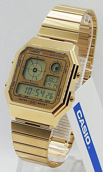 CASIO Digitaluhr Casio Edgy Collection A130WEG-9AEF, (1-tlg) günstig online kaufen
