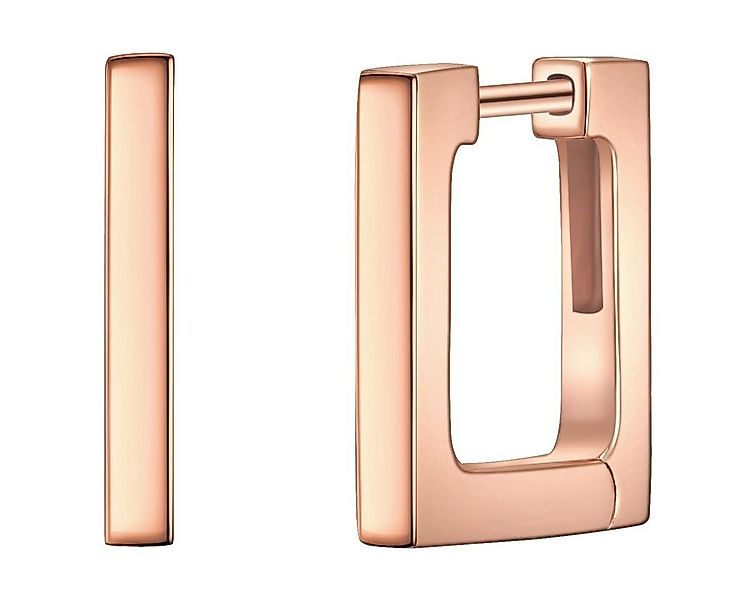 Glanzstücke München Paar Creolen roségold, in Sterling Silber günstig online kaufen