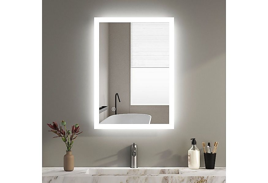 WDWRITTI Spiegel mit beleuchtung Badspiegel Led Bad Wandspiegel Badezimmer günstig online kaufen