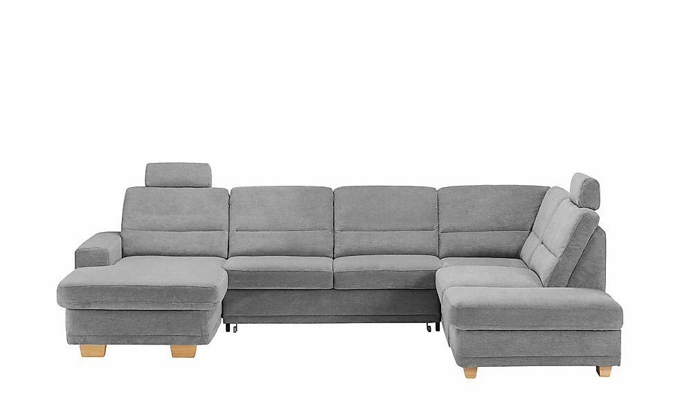 meinSofa Wohnlandschaft aus Mikrofaser Marc ¦ grau ¦ Maße (cm): B: 311 H: 8 günstig online kaufen