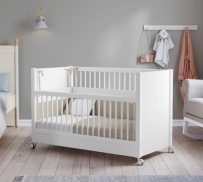 Möbel-Zeit Babybett WHEEL Babybett / Beistellbett auf Rollen günstig online kaufen