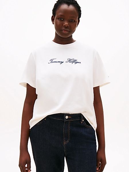 Tommy Hilfiger Curve T-Shirt CRV SCRIPT günstig online kaufen