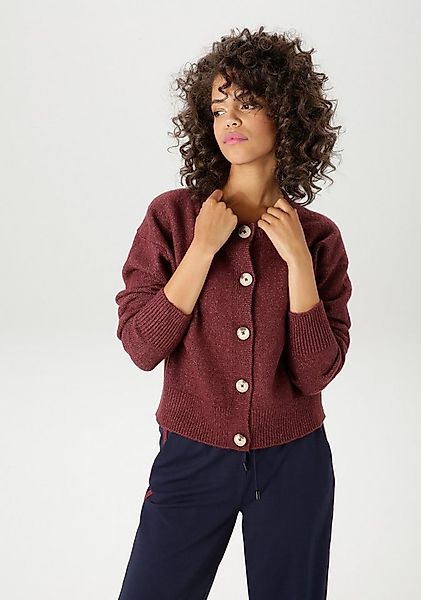Aniston CASUAL Strickjacke aus effektvollem Melange-Garn günstig online kaufen