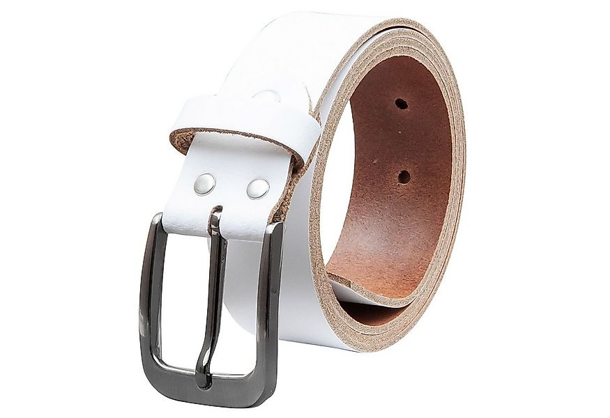 COLOGNEBELT Ledergürtel OM434-SL-Weiss MADE IN GERMANY, Weiss Kürzbar, 100 günstig online kaufen