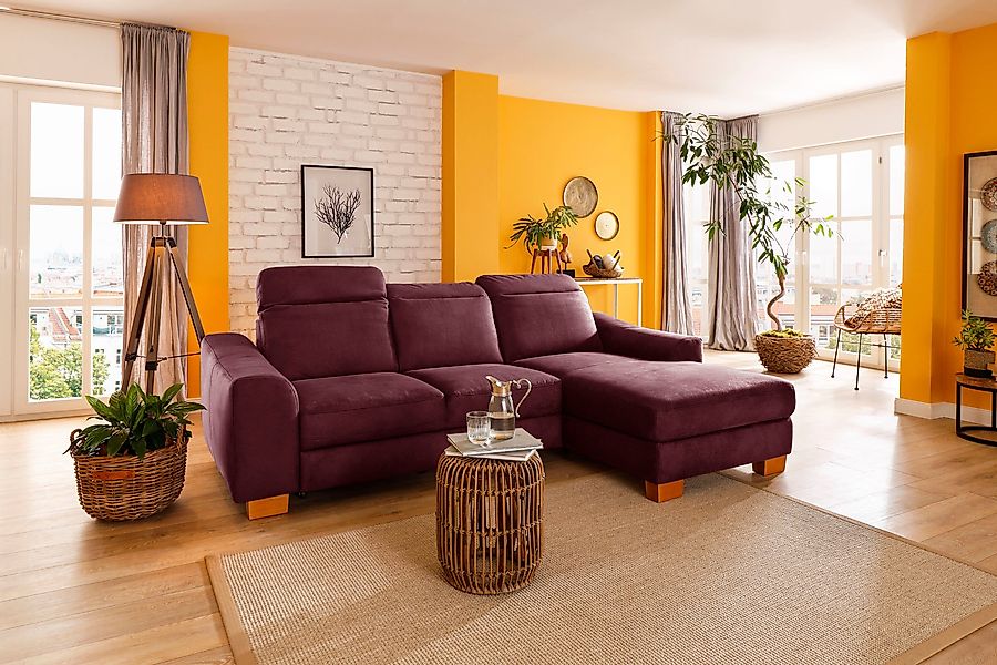 Home affaire Ecksofa Dundee L-Form, wahlweise günstig online kaufen