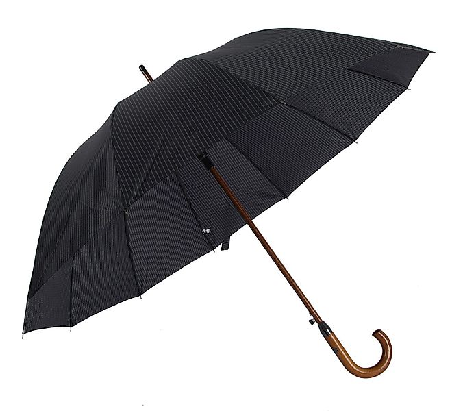 COFI 1453 Stockregenschirm Stockschirm Regenschirm Holzgriff günstig online kaufen