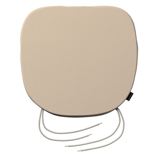 Stuhlkissen Marcus mit Bindeschnur, creme-beige, 40 x 37 x 2,5 cm, Living ( günstig online kaufen