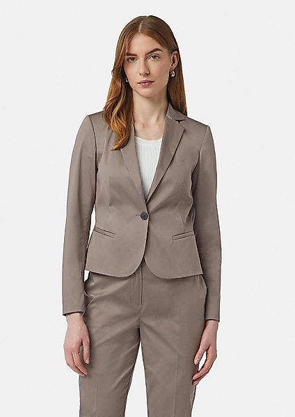 comma Jackenblazer Indoor-Blazer Taillierter Blazer aus Baumwollstretch günstig online kaufen