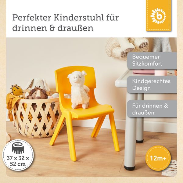 BIECO Stuhl Bieco Kinderstuhl bis 80 günstig online kaufen
