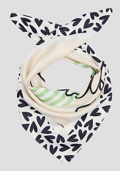 s.Oliver Schal Schal, Weicher Schal aus Webware mit Artwork günstig online kaufen
