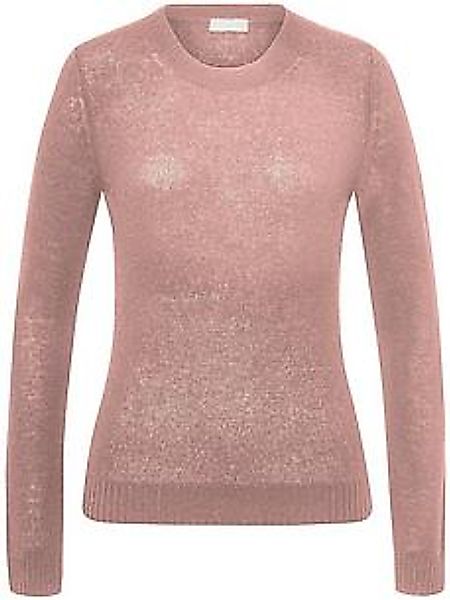 Rundhals-Pullover include rosé günstig online kaufen