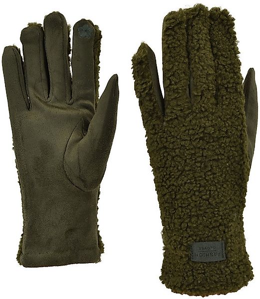 styleBREAKER Fleecehandschuhe Touchscreen Handschuhe mit Teddyplüsch (1-St) günstig online kaufen