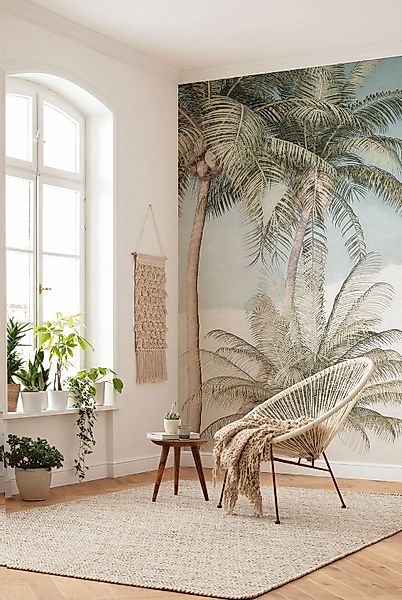 Komar Fototapete Vlies Palm Oasis  200 x 280 cm günstig online kaufen