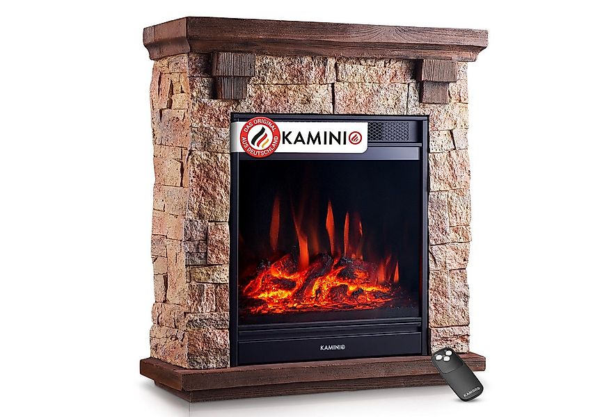 KAMINIO Elektrokamin JUAN, Elektrischer Kamin mit 3D-Flammeneffekt, Heizung günstig online kaufen