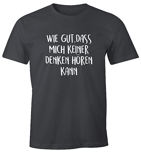 MoonWorks Print-Shirt Herren T-Shirt Spruch wie günstig online kaufen
