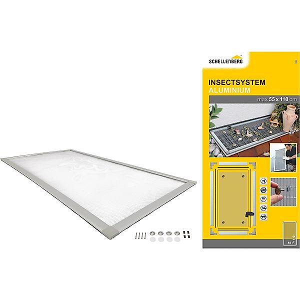 SCHELLENBERG Lichtschachtabdeckung aus Aluminiumgewebe inkl. Alu-Rahmen günstig online kaufen