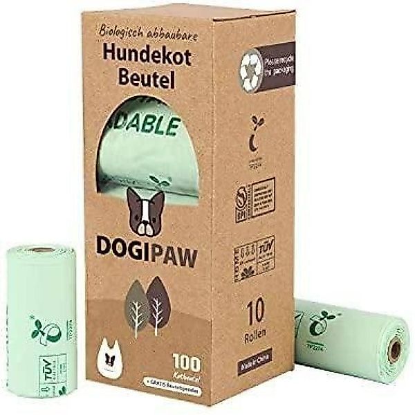 XLYNE Hundekotbeutel DOGIPAW Hundekottüten, 100 Beutel günstig online kaufen