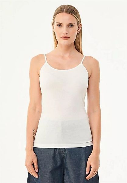 ORGANICATION 2-in-1-Top Women's Spaghetti Strap Top in Off White günstig online kaufen