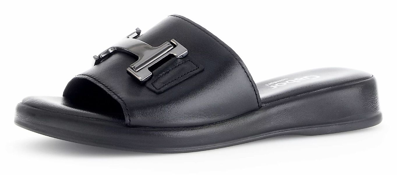 Gabor Pantolette "RHODOS", Sommerschuh, Schlupfschuh Komfortschuh in Weite günstig online kaufen