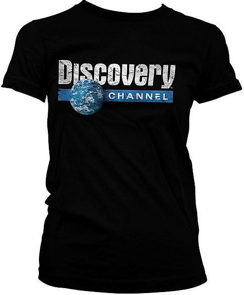 Discovery T-Shirt Cracked Globe Logo Girly Tee günstig online kaufen