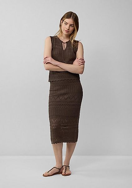 s.Oliver Midirock Rock Ajourstrick-Rock im Slim Fit günstig online kaufen