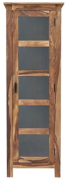 Indischesmoebelhausde Vitrine Vitrine Rami 60x180x45 aus indischem Palisand günstig online kaufen