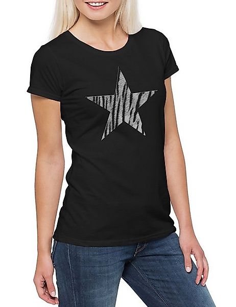 Urban Backwoods Print-Shirt Rockabella Star V Damen T-Shirt Tattoo Nautical günstig online kaufen