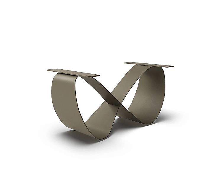 Tischgestell Infinity Metall Effektfinish Titan Ausziehtisch von 180-300 cm günstig online kaufen