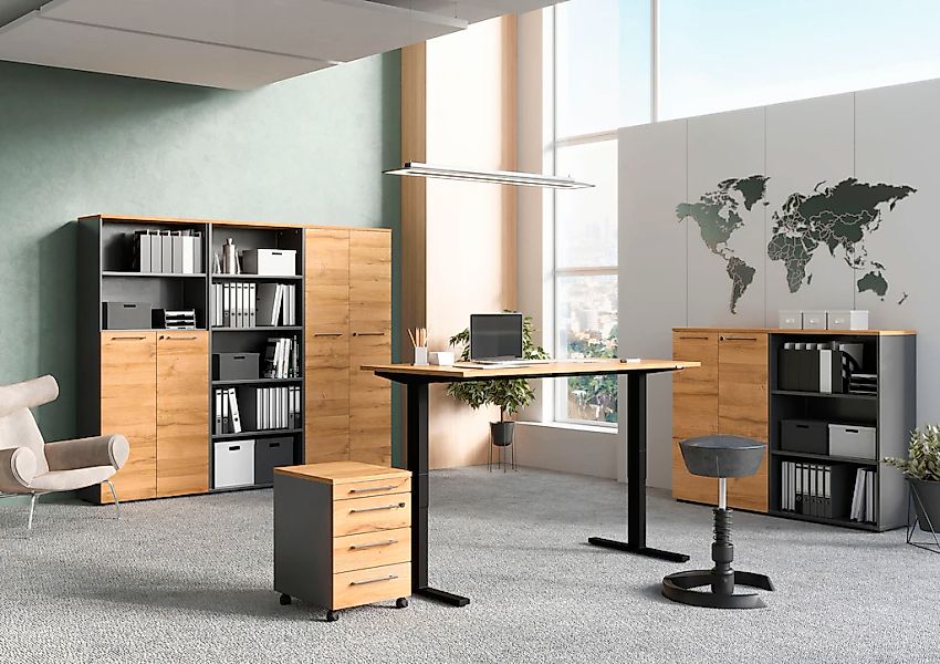 GERMANIA Rollcontainer "GW-Agenda Rollcontainer" mit abschließbarer Schubla günstig online kaufen