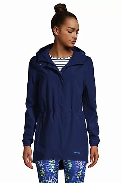Wasserdichte Regenjacke mit Packfach, Damen, Größe: XS Normal, Blau, Polyes günstig online kaufen