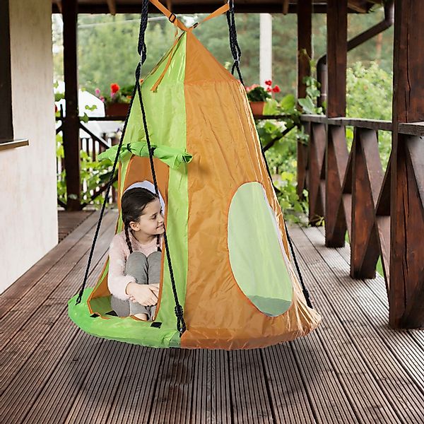 SANDORA Nestschaukel-Sitz, 100 cm Ø grün günstig online kaufen
