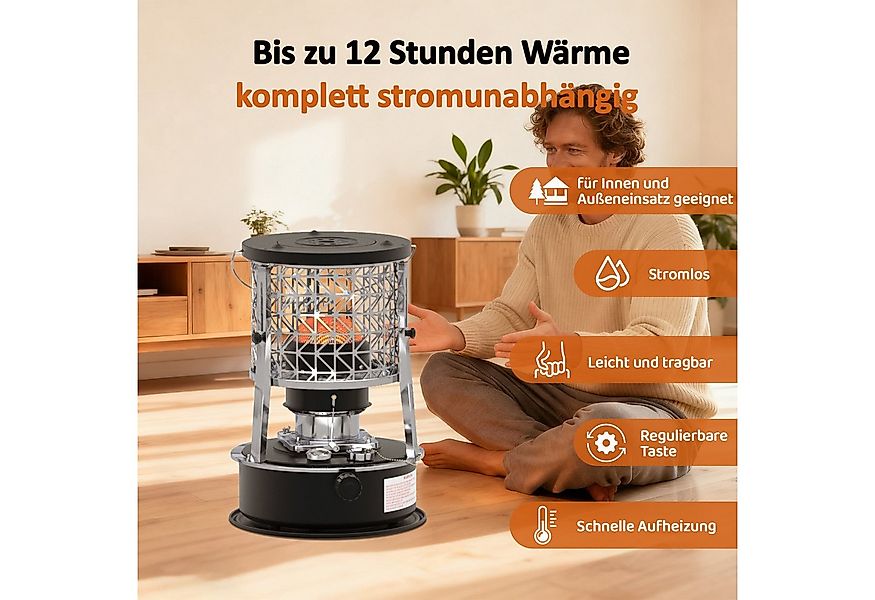 Rhein Beleuchtung Petroleumheizung Brennstoffbetriebener Raumheizkörper R95 günstig online kaufen