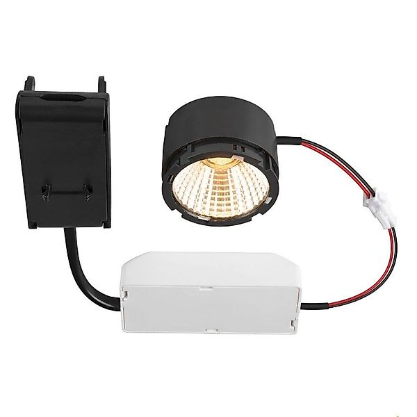 LED Deckeneinbauleuchte New Tria in Schwarz 8,3W 750lm 38° 3000K rund günstig online kaufen