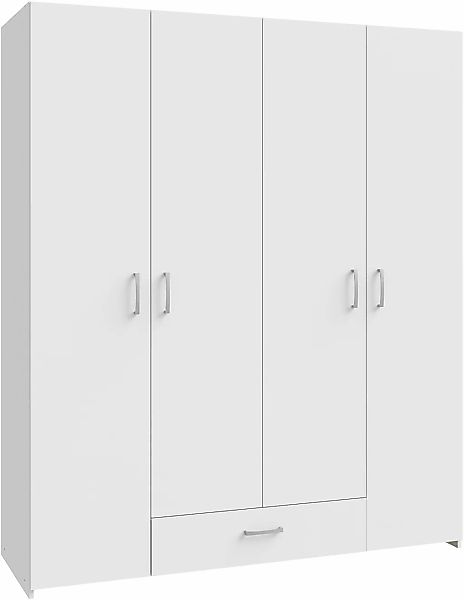 FORTE Kleiderschrank "Econobox" Drehtürenschrank, zeitloses Design mit aluf günstig online kaufen