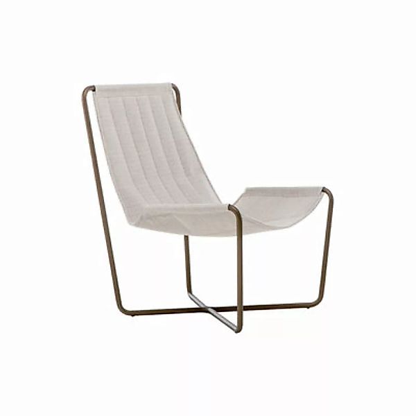 Sessel Sling textil beige / Stoff - Ethimo - Beige günstig online kaufen