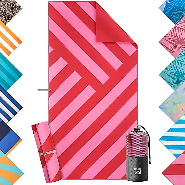 Blumtal Reisehandtuch Strandhandtuch 90x180 cm aus günstig online kaufen