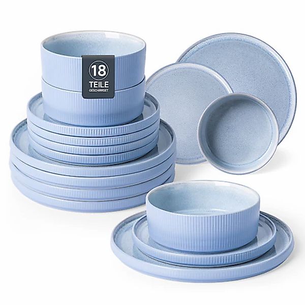 OTTO home Geschirr-Set »Ylvii, außen matt, innen reaktiv glasiert« günstig online kaufen