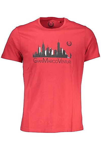 GIAN MARCO VENTURI T-Shirt Stylisches Herren T-Shirt in Rot mit Print und günstig online kaufen