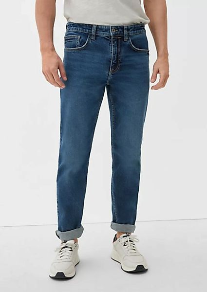 s.Oliver Stoffhose Jeans Nelio / Slim Fit / Mid Rise / Slim Leg Waschung günstig online kaufen