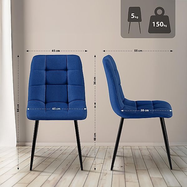 CLP Esszimmerstuhl Tilde (2er Set), mit günstig online kaufen