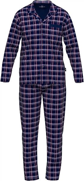 GÖTZBURG Pyjama "Clubhouse", (2 tlg.), mit klassischem Look und Brusttasche günstig online kaufen
