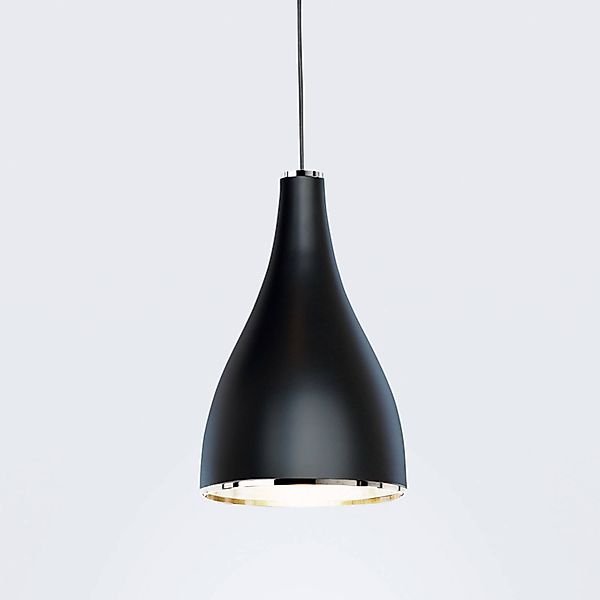 serien.lighting Hängeleuchte One Eighty L, Ø 16 cm, schwarz günstig online kaufen