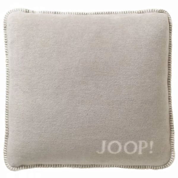 JOOP! Kissenhülle Uni-Doubleface - Größe: 50x50 cm - Farbe: Feder-Ecru günstig online kaufen