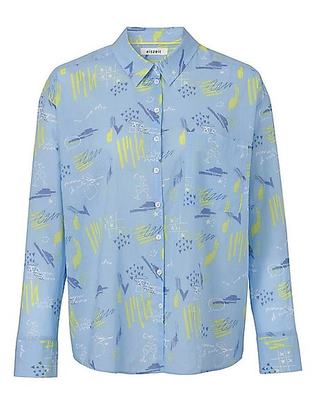 VIA APPIA Langarmbluse Bluse Hemdkragen 1/1 Arm Druck günstig online kaufen