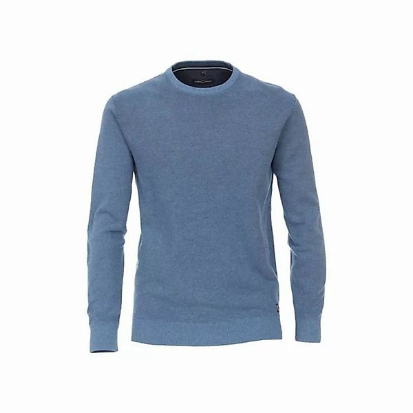 CASAMODA Rundhalspullover blau regular fit (1-tlg) günstig online kaufen