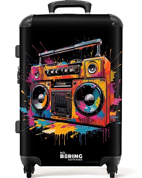 NoBoringSuitcases.com© Hartschalen-Trolley Radio mit bunter Farbe günstig online kaufen