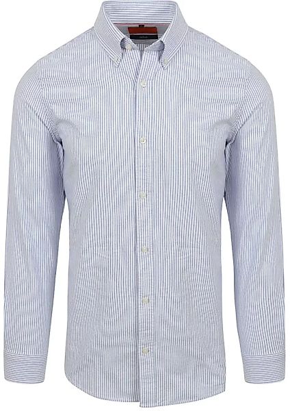 Suitable Hemd Oxford Streifen Hellblau - Größe XL günstig online kaufen