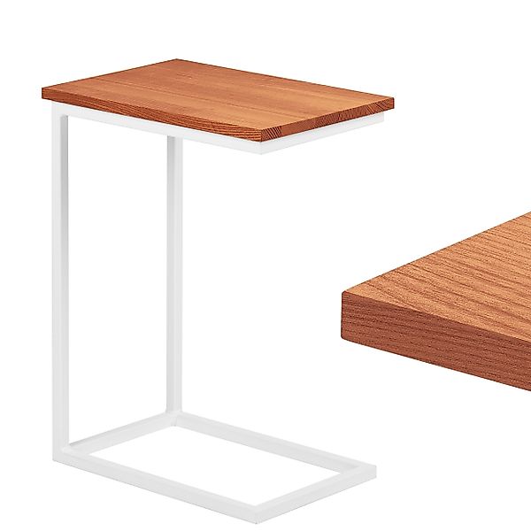 LAMO Manufaktur Beistelltisch Massivholztischplatte Laptoptisch Sofatisch günstig online kaufen
