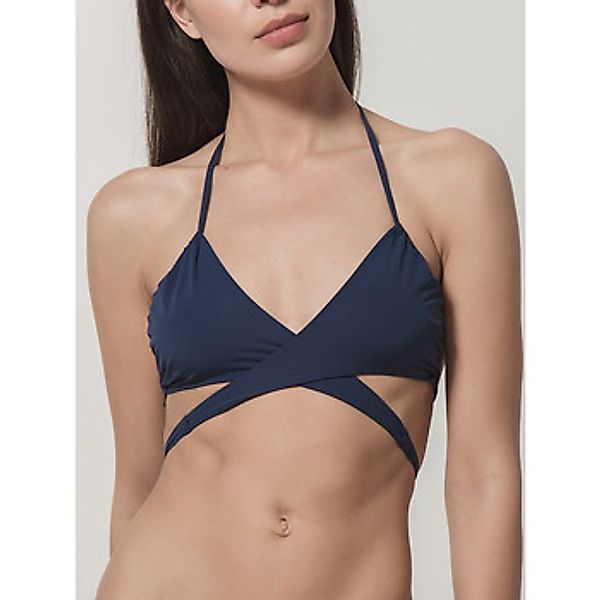 Luna  Bikini Ober- und Unterteile Cabrio-Dreieck-Badeanzugoberteil Blue Sen günstig online kaufen