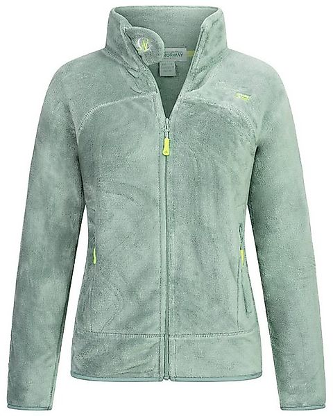 Geographical Norway Fleecejacke Damen Teddy Fleece Jacke Herbst Winter Jack günstig online kaufen